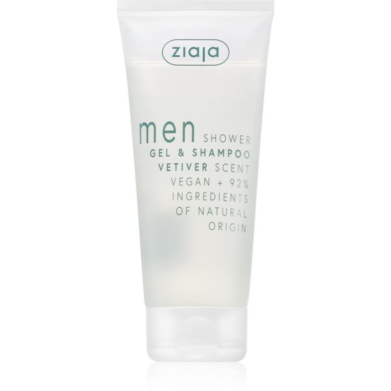 Ziaja Men душ гел и шампоан 2 в 1 за мъже Vetiver 200 мл.