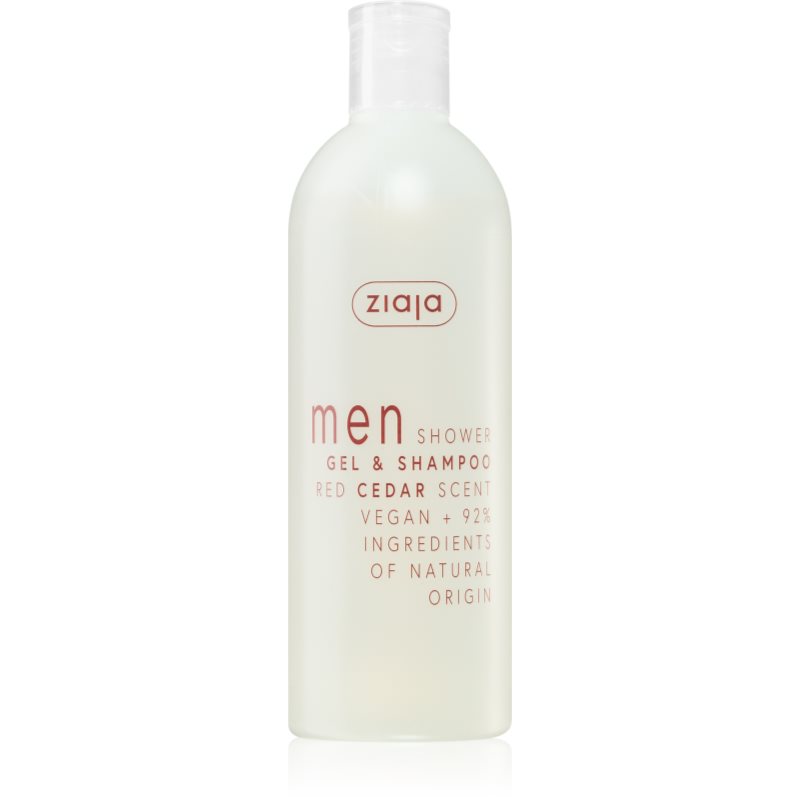 Ziaja Men шампоан и душ гел 2 в 1 Red Cedar 400 мл.