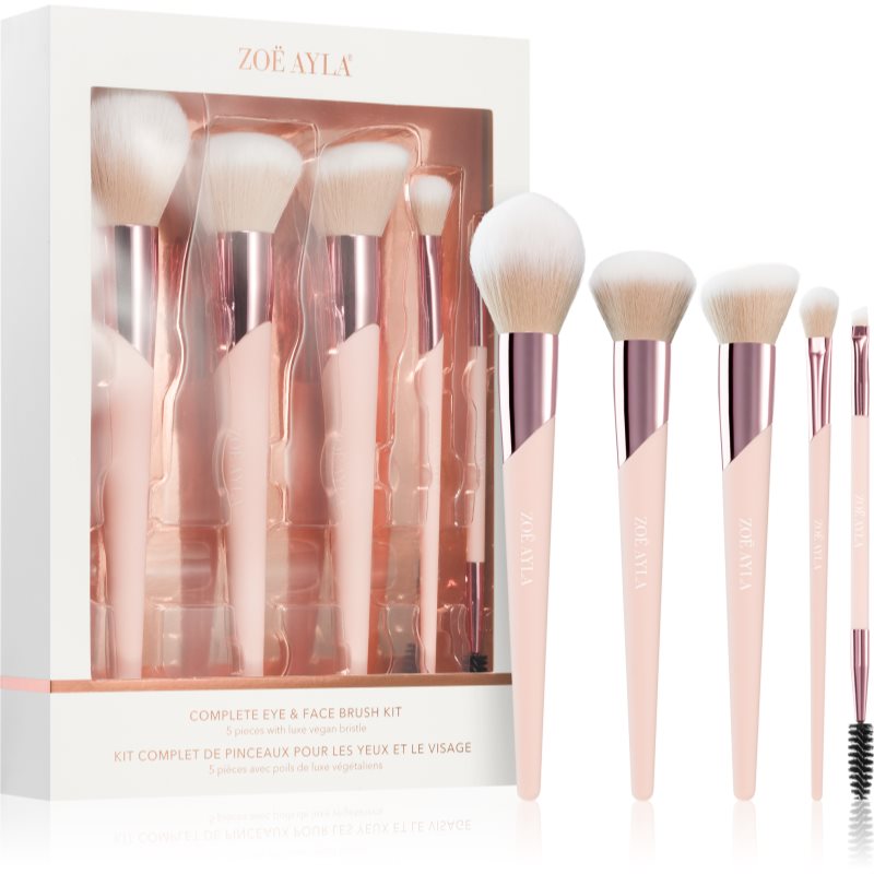Zoë Ayla Makeup Brush Set 5 Piece комплект четки на ниска цена