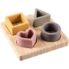 Zopa Silicone Bamboo Puzzle играчка сортер Multicolor 1 бр.