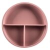 Zopa Silicone Divided Plate разделена чиния с вендуза Old Pink 1 бр.