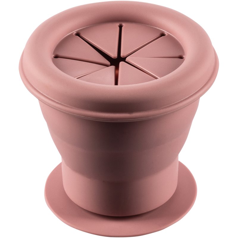 Zopa Silicone Folding Snack Box силиконова купичка с вендуза Old Pink 1 бр. на ниска цена