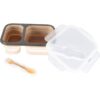 Zopa Silicone Lunch Box Large комплект за хранене Sand Beige 21x15 cm 1 бр.
