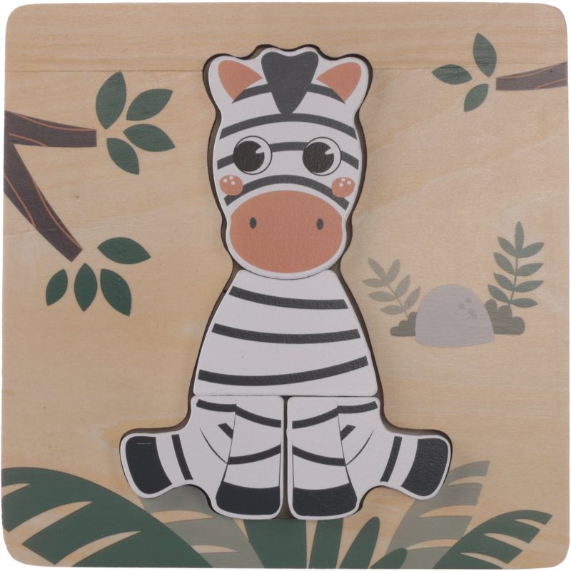 Zopa Wooden Puzzle Small пъзел от дърво Zebra 1 бр.