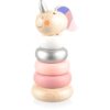 Zopa Wooden Unicorn пръстени за подреждане от дърво Pink 1 бр.