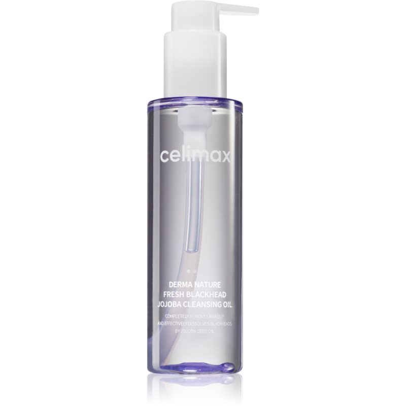 celimax Derma Nature Jojoba почистващо и премахващо грима масло против черни точки 150 мл.