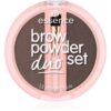essence Brow Powder Duo комплект за вежди цвят 03 Dark 1.8 гр.