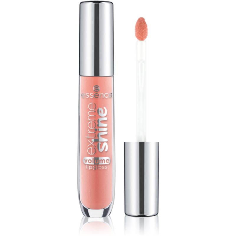 essence Extreme Shine блясък за устни за по-голям обем цвят 12 Dazzling Apricot 5 мл.