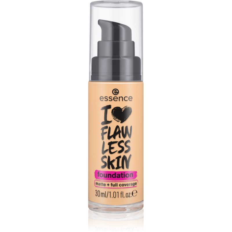 essence I LOVE FLAWLESS SKIN фон дьо тен с матиращ ефект цвят 50 - Medium Ivory 30 мл.