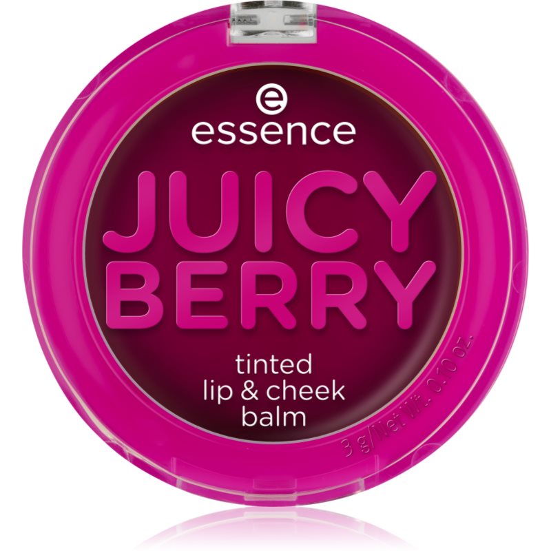 essence Juicy Berry Tinted течен руж и блясък за устни 3 гр.