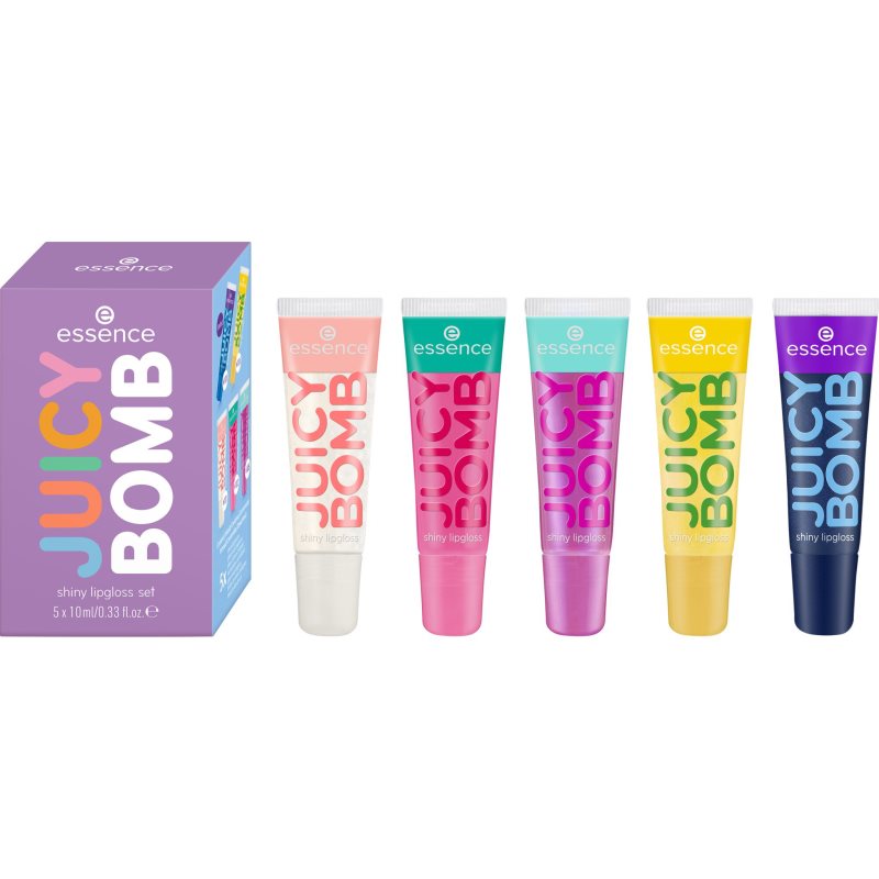essence Juicy Bomb подаръчен комплект за устни Sweet & Glossy!