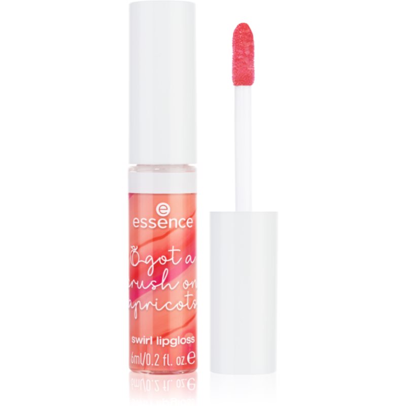 essence got a crush on apricots блясък за устни с блестящи частици цвят 01 Apricotely In Love 6 мл.