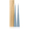 ester & erik cone candles dusty blue (no. 83) свещ 2x37 см