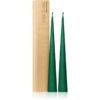 ester & erik cone candles marble green (no. 58) свещ 2x37 см