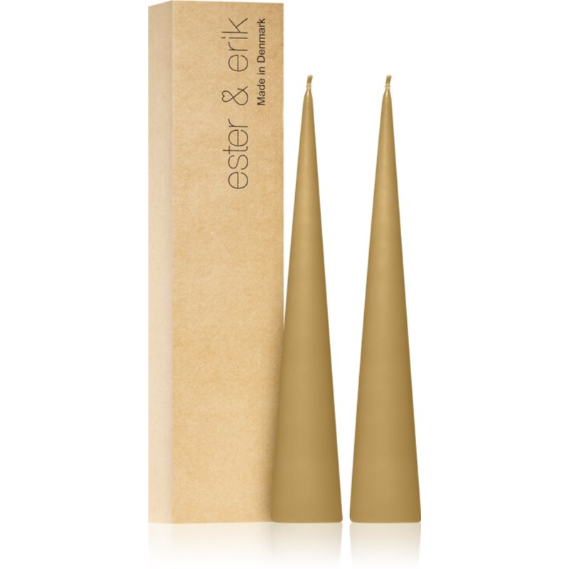 ester & erik cone candles sunglow (no. 04) свещ 2x25 см на ниска цена