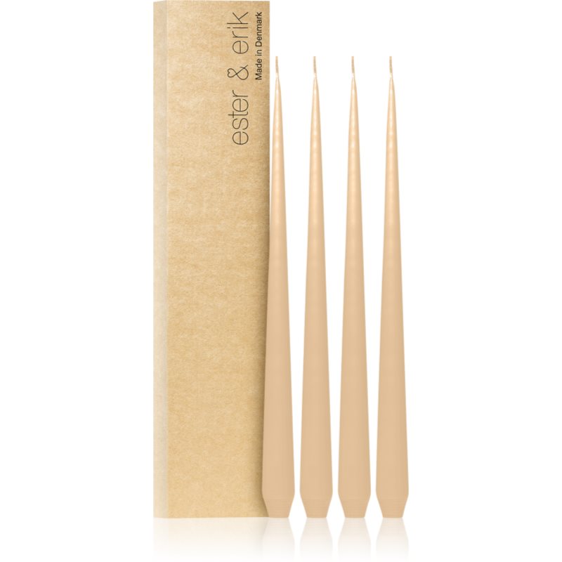 ester & erik taper candle melon sorbet (no. 19) свещ 4x32 см