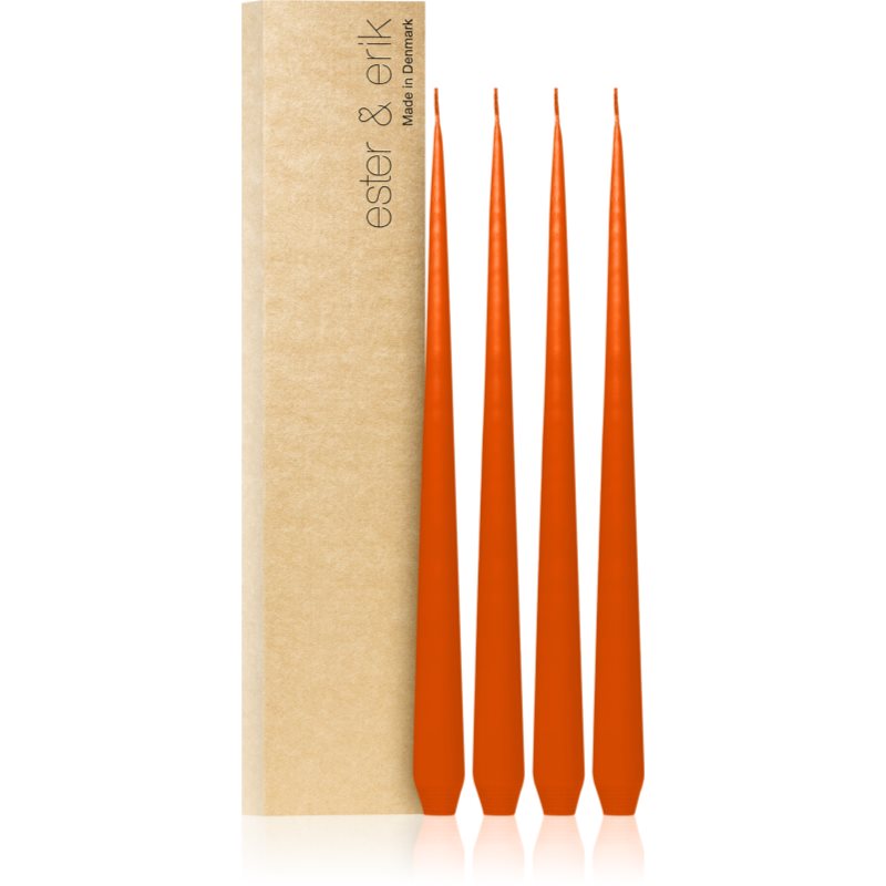 ester & erik taper candle mild orange (no. 16) свещ 2x32 см на ниска цена