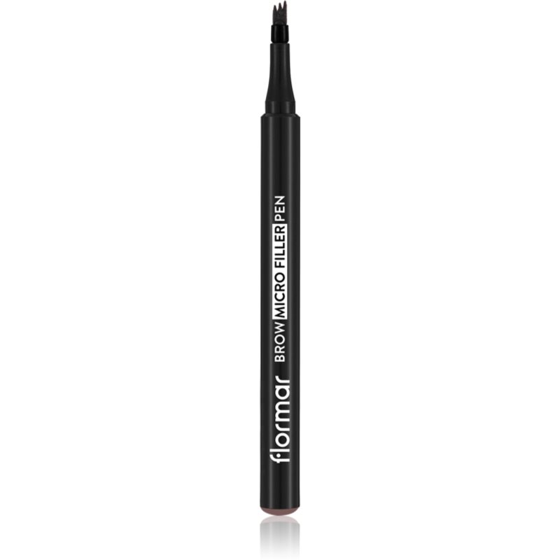 flormar Brow Micro Filler Pen маркер за вежди цвят 002 Medium Brown 1.1 мл. на ниска цена