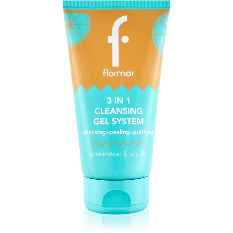 flormar Combination & Oily Skin 3in1 Cleansing Gel почистващ гел 3 в 1 за смесена и мазна кожа 150 мл.