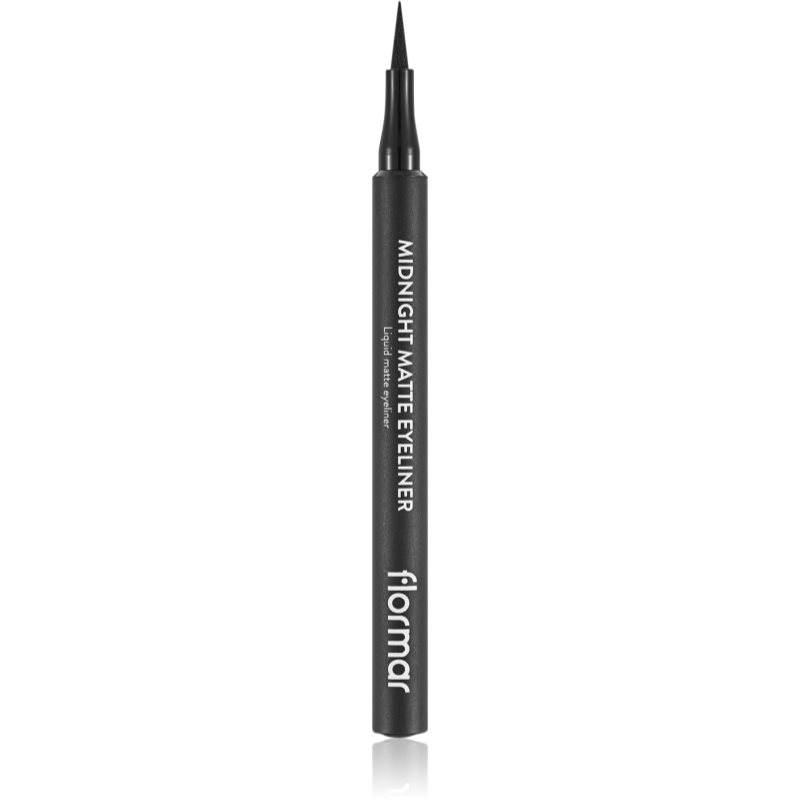 flormar Midnight Matte Eyeliner очна линия писалка с матиращ ефект цвят 01 Black 1