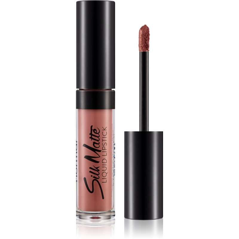 flormar Silk Matte дълготрайно матово течно червило цвят 002 Fall Rose 4
