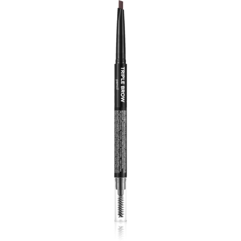 flormar Triple Brow Pencil молив за вежди 3 в 1 цвят 002 Auburn 0.75 гр.
