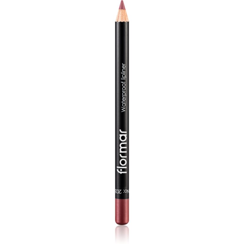 flormar Waterproof Lipliner водоустойчив молив за устни цвят 203 Subdued Pink 1