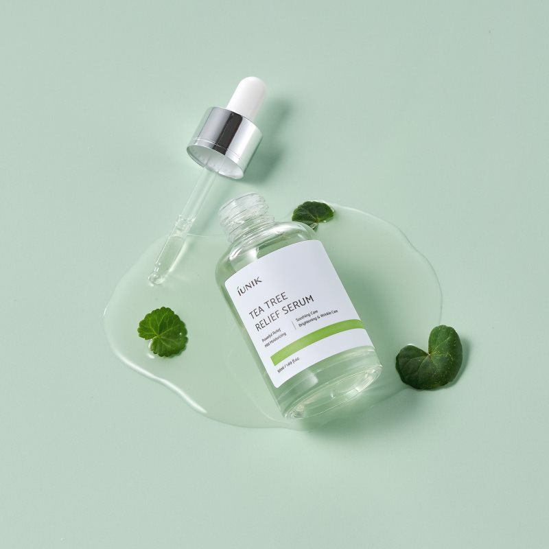 iUnik Tea Tree успокояващ серум за лице за чувствителна кожа склонна към акне 50 мл. на ниска цена