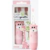 innoGIO GIOGiraffe Sonic Toothbrush четка за зъби за деца Pink 1 бр.