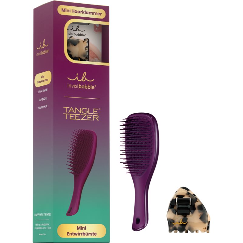 invisibobble x Tangle Teezer Midnight Glamour Set подаръчен комплект За коса