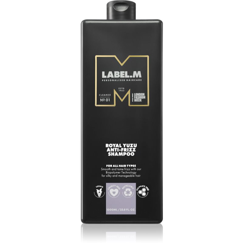 label.m Royal Yuzu изправящ шампоан против цъфтене 1000 мл.