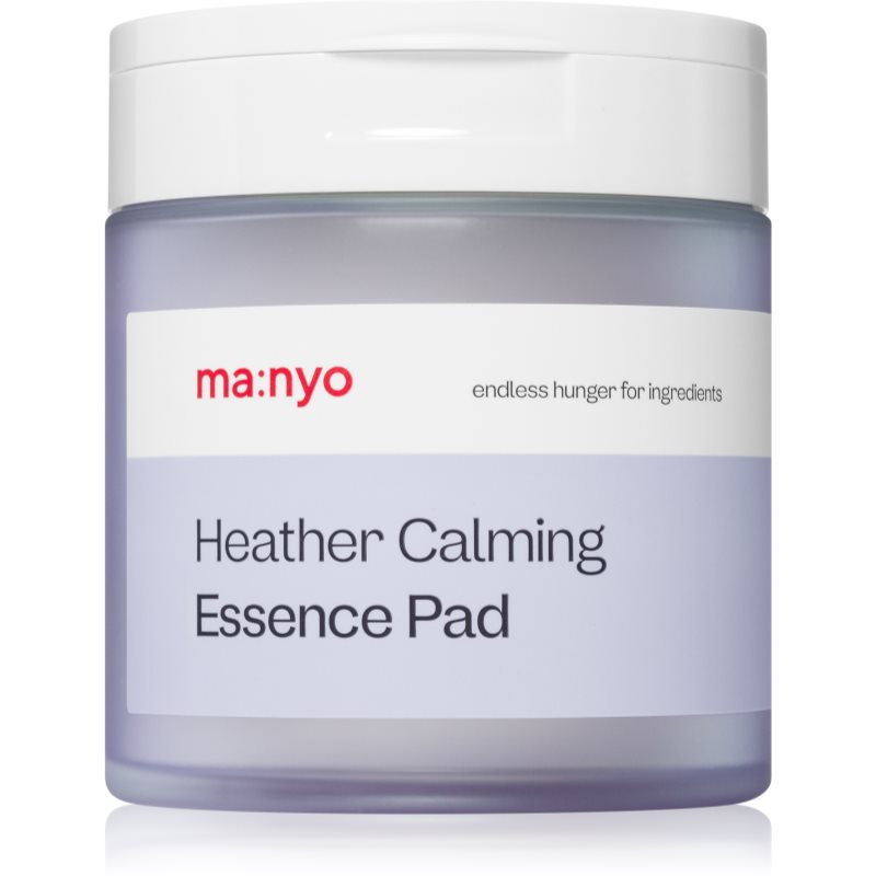 ma:nyo Heather Calming Essence Pad успокояващи възглавнички за чувствителна и суха кожа 60 бр.