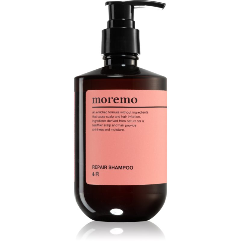 moremo Repair Shampoo R дълбоко регенериращ шампоан за увредена и крехка коса 300 мл.