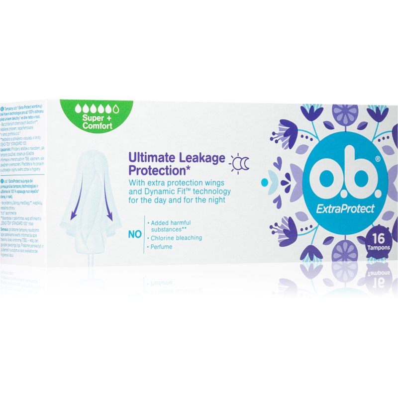 o.b. Extra Protect Super+ Comfort тампони 16 бр.