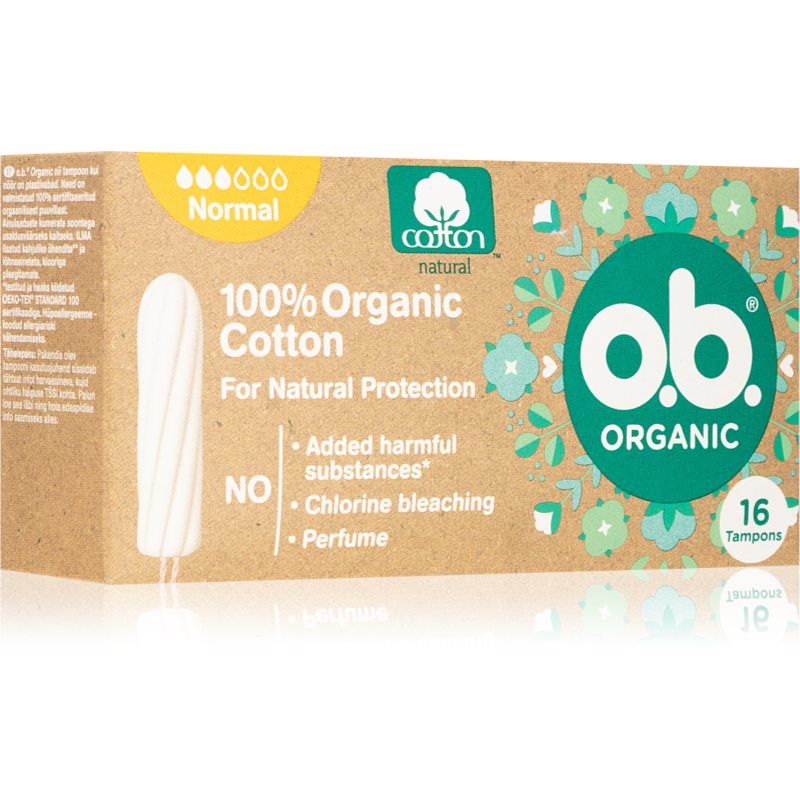 o.b. Organic Normal тампони 16 бр. на ниска цена