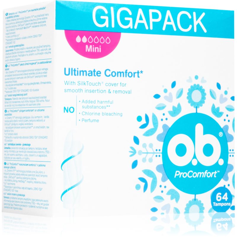 o.b. Pro Comfort Mini тампони 64 бр.