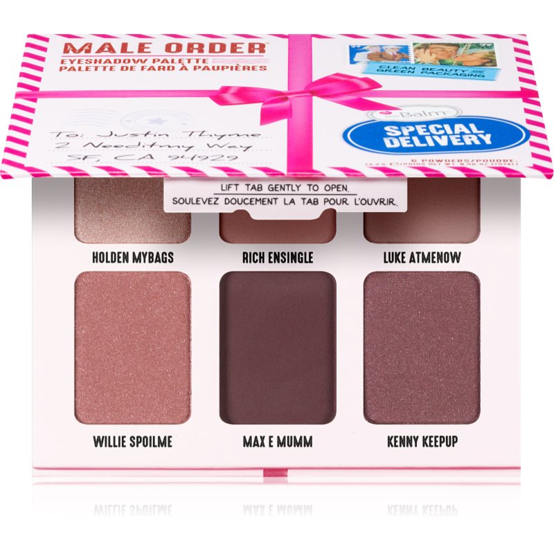 theBalm Male Order® Special Delivery палитра сенки за очи 13