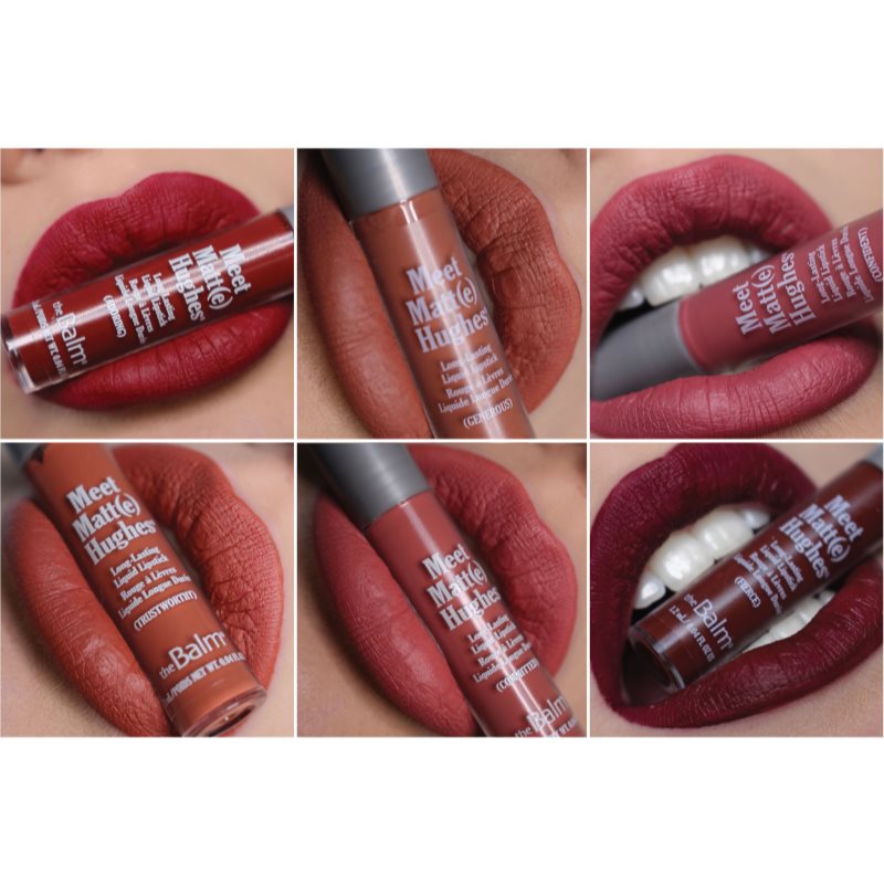 theBalm Meet Matt(e) Hughes Mini Kit San Francisco комплект течно червило за дълготраен ефект купи на топ цена