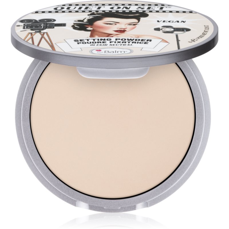 theBalm Quiet on Set матираща пудра цвят 01 Fair Neutral 8 гр.
