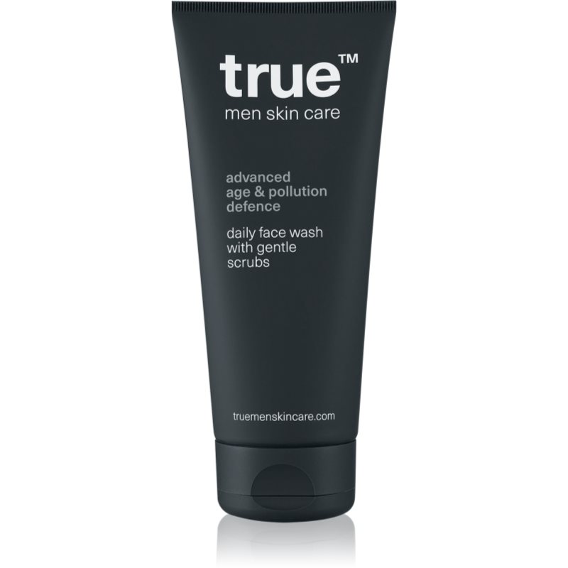 true men skin care Daily face wash with gentle scrubs ексфолиращ почистващ гел за мъже 200 мл.