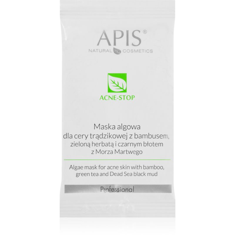 Apis Natural Cosmetics Acne-Stop Professional почистваща и омекотяваща маска за мазна кожа склонна към акне 20 гр.
