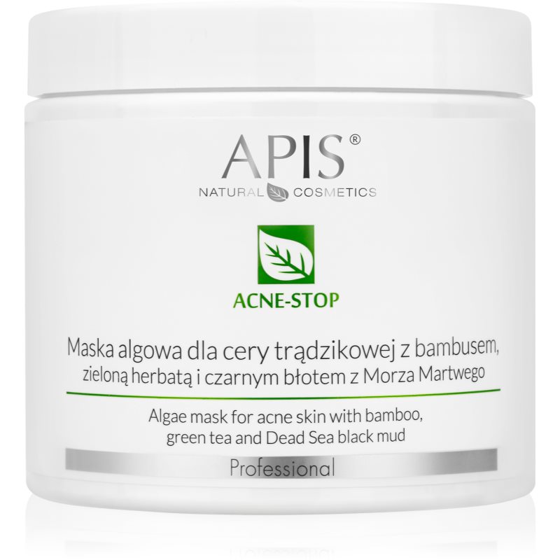 Apis Natural Cosmetics Acne-Stop Professional почистваща и омекотяваща маска за мазна кожа склонна към акне 200 гр.