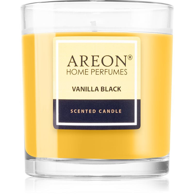 Areon Scented Candle Vanilla Black ароматна свещ 120 гр.