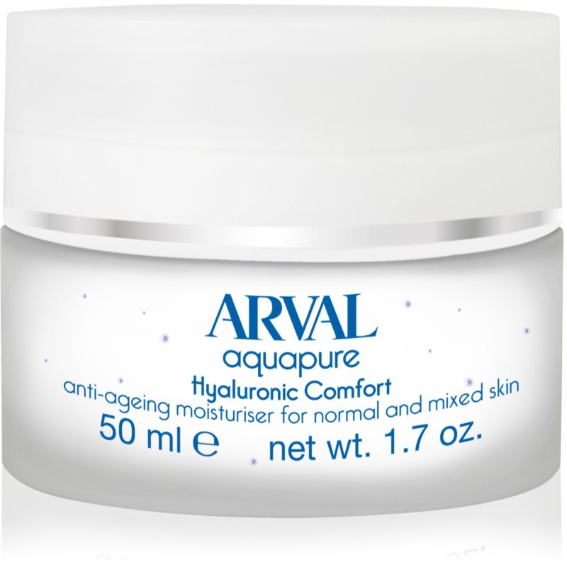 Arval Aquapure Hyaluronic Comfort хидратиращ крем против стареене за нормална към смесена кожа 50 мл.