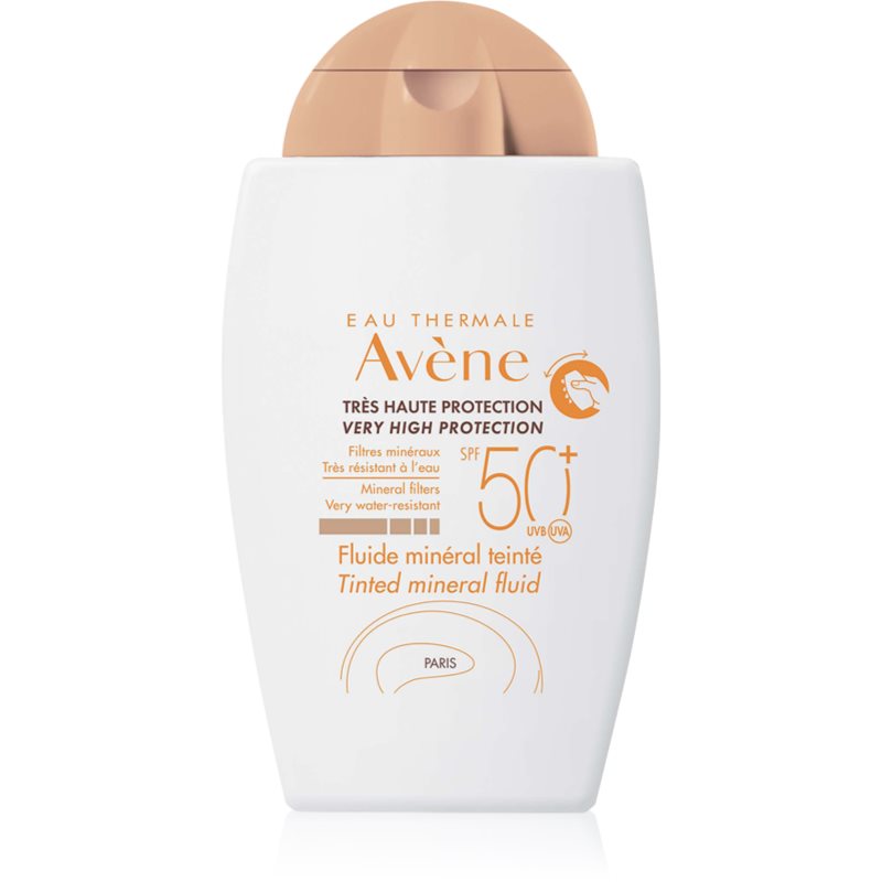 Avène Sun Mineral Fluid Tinted защитна грижа против слънчеви лъчи SPF 50+ 40 мл.