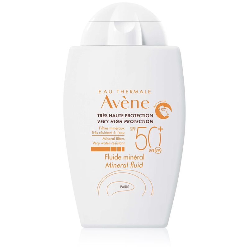Avène Sun Mineral Fluid защитен флуид без химически филтри SPF 50+ 40 мл.