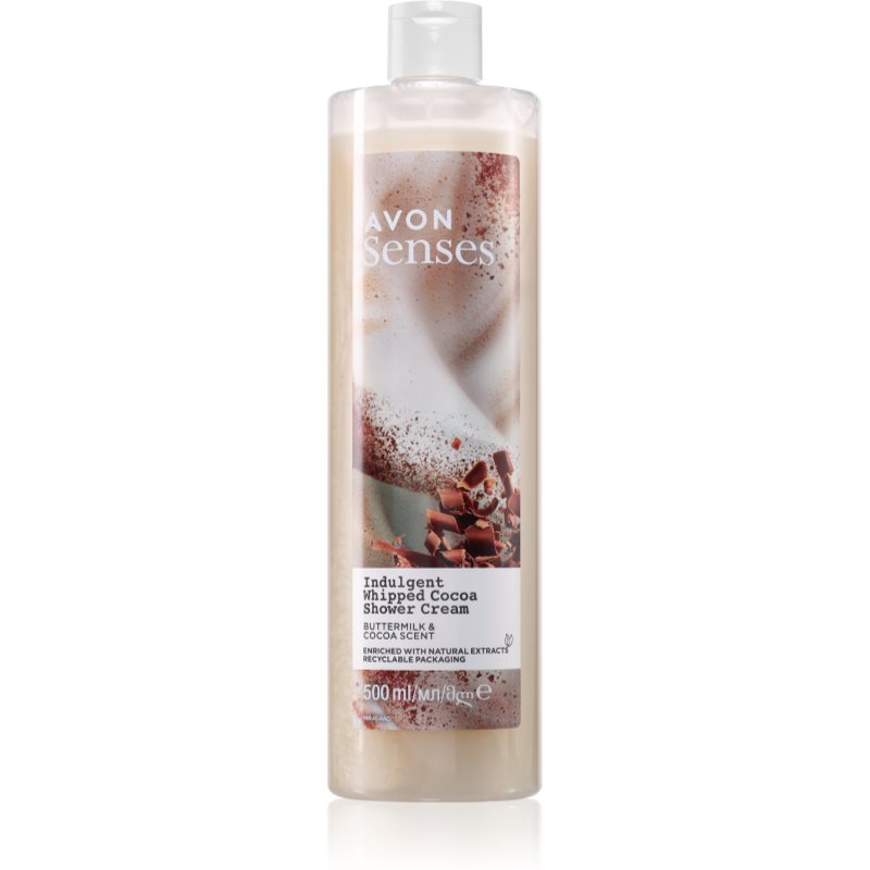 Avon Senses Indulgent Whipped Cocoa ревитализиращ душ крем 500 мл.