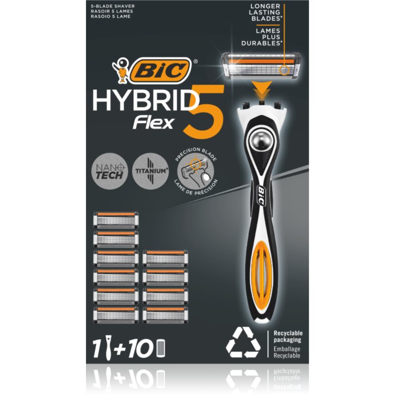 BIC Flex5 Hybrid самобръсначка + резервни остриета