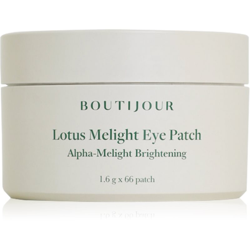 BOUTIJOUR Lotus Melight Eye Patch хидрогелова маска за зоната около очите против бръчки и тъмни кръгове 33 чифт