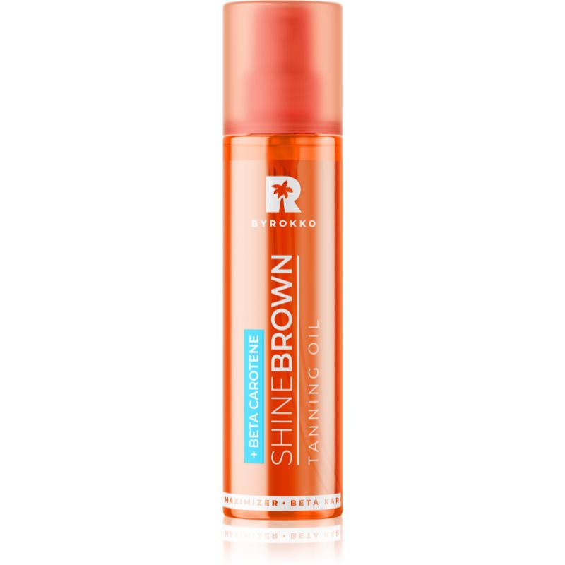 BYROKKO Shine Brown Beta Carotene олио за загар 150 мл. на ниска цена